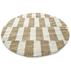 Round rugs - Tamri (beige/white)