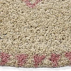 Round rugs - Tiznit (beige/pink)