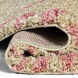 Round rugs - Tiznit (beige/pink)