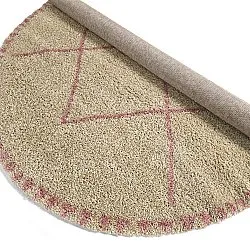 Round rugs - Tiznit (beige/pink)