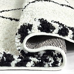 Round rugs - Tiznit (white/black)