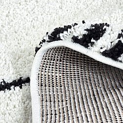 Round rugs - Tiznit (white/black)