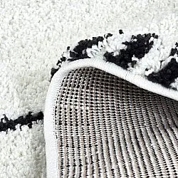 Round rugs - Tiznit (white/black)
