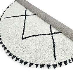 Round rugs - Tiznit (white/black)