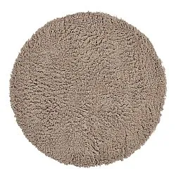 Round rug - Aliste Wool Shaggy (brown)