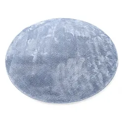 Round rugs - Aranga Super Soft Fur (steel blue)