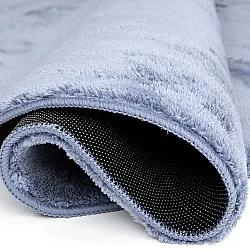 Round rugs - Aranga Super Soft Fur (steel blue)