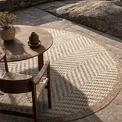 Round rug - Indoor/Outdoor Donora (brown)