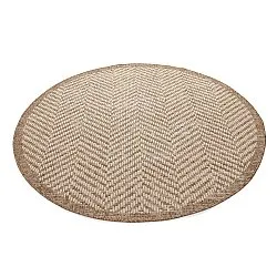 Round rug - Indoor/Outdoor Donora (brown)