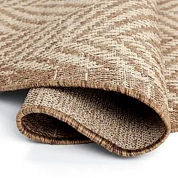 Round rug - Indoor/Outdoor Donora (brown)