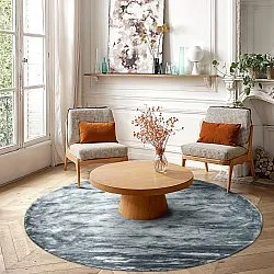 Round rug - Jodhpur Special Luxury Edition (blue/grey)