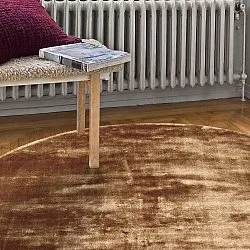 Round rug - Jodhpur Special Luxury Edition (brown)