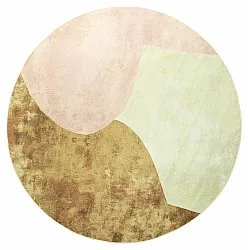 Round rug - Lazio (beige/pink)