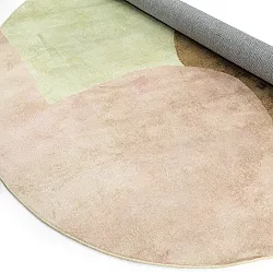 Round rug - Lazio (beige/pink)