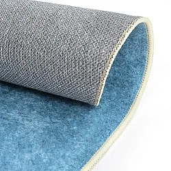 Round rug - Lynton (blue)