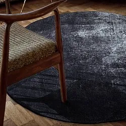 Round rug - Lynton (black)