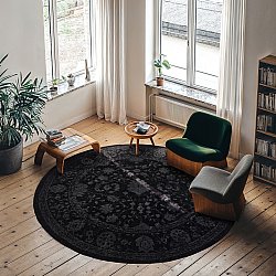 Round rug - Peking Majestic (black)