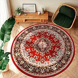 Round rug - Peking (red)