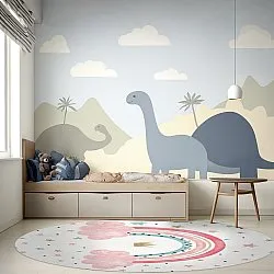 Round rug - Rainbow (multi)