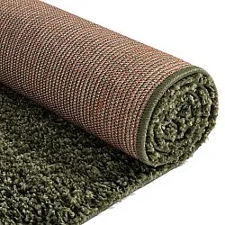 Shaggy rugs - Alsace (green/white/orange)