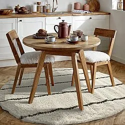 Round rugs - Eze (white/green)