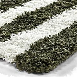 Shaggy rugs - Imilchil (white/green)