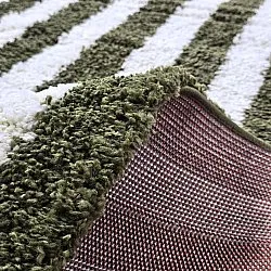 Shaggy rugs - Imilchil (white/green)