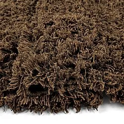 Shaggy rugs - Melilla Hand Woven Wool Shaggy (brown)