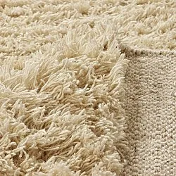 Shaggy rugs - Melilla Hand Woven Wool Shaggy (nature)