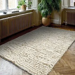 Shaggy rugs - Aden (beige/white)