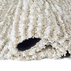 Shaggy rugs - Aden (beige/white)