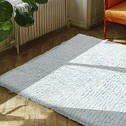 Shaggy rugs - Aden (light blue/white)