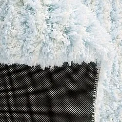 Shaggy rugs - Aden (light blue/white)