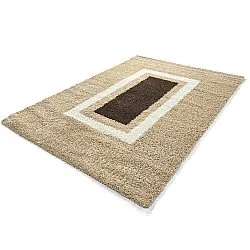 Shaggy rugs - Alsace (beige/white/brown)