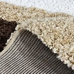 Shaggy rugs - Alsace (beige/white/brown)