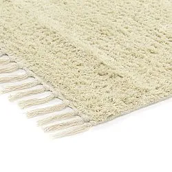 Shaggy rugs - Amira Natural Cotton Shaggy (beige/purple)