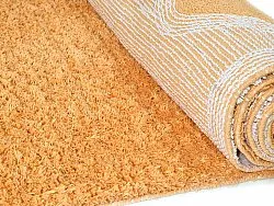 Shaggy rugs - Amira Natural Cotton Shaggy (orange/pink)