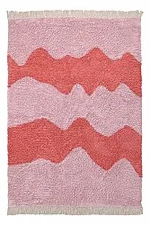 Shaggy rugs - Amira Natural Cotton Shaggy (pink)