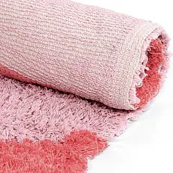 Shaggy rugs - Amira Natural Cotton Shaggy (pink)
