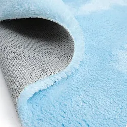 Children's Rug - Aranga Super Soft Cat (light blue)