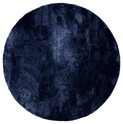 Round rugs - Aranga Super Soft Fur (dark blue)