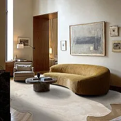 Wavy Shaggy Rug - Aranga Super Soft Fur (beige)