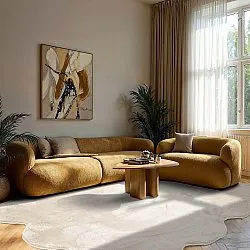 Wavy Shaggy Rug - Aranga Super Soft Fur (beige)