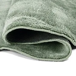 Wavy Shaggy Rug - Aranga Super Soft Fur (green)