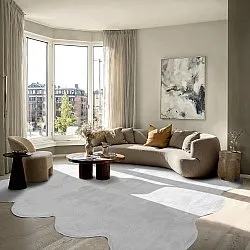 Wavy Shaggy Rug - Aranga Super Soft Fur (white)