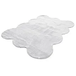 Wavy Shaggy Rug - Aranga Super Soft Fur (white)