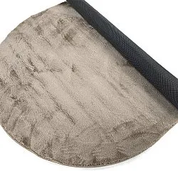 Oval Shaggy Rug - Aranga Super Soft Fur (brown)