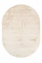 Oval Shaggy Rug - Aranga Super Soft Fur (beige)