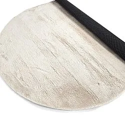 Oval Shaggy Rug - Aranga Super Soft Fur (beige)