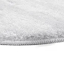 Oval Shaggy Rug - Aranga Super Soft Fur (white)